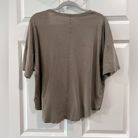 Athleta Oversized Scoop Neck Tee Women Sz M Boxy Layering Athleisure Workout - Picture 2 of 7